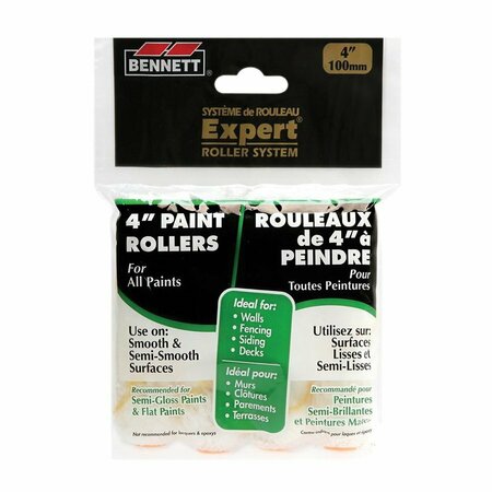 BENNETT Refill Rlr Paint 100mm Lg Fbrc 4X4 Y/S